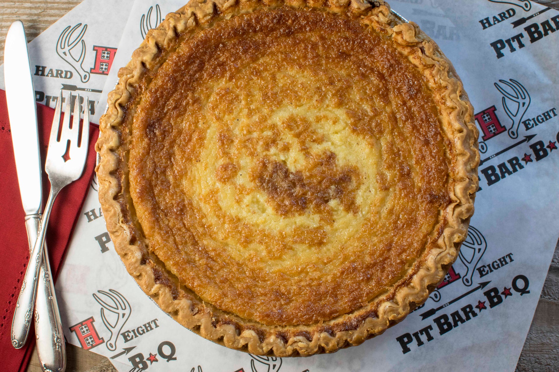 Whiskey Buttermilk Pie- Whole 9 Inch