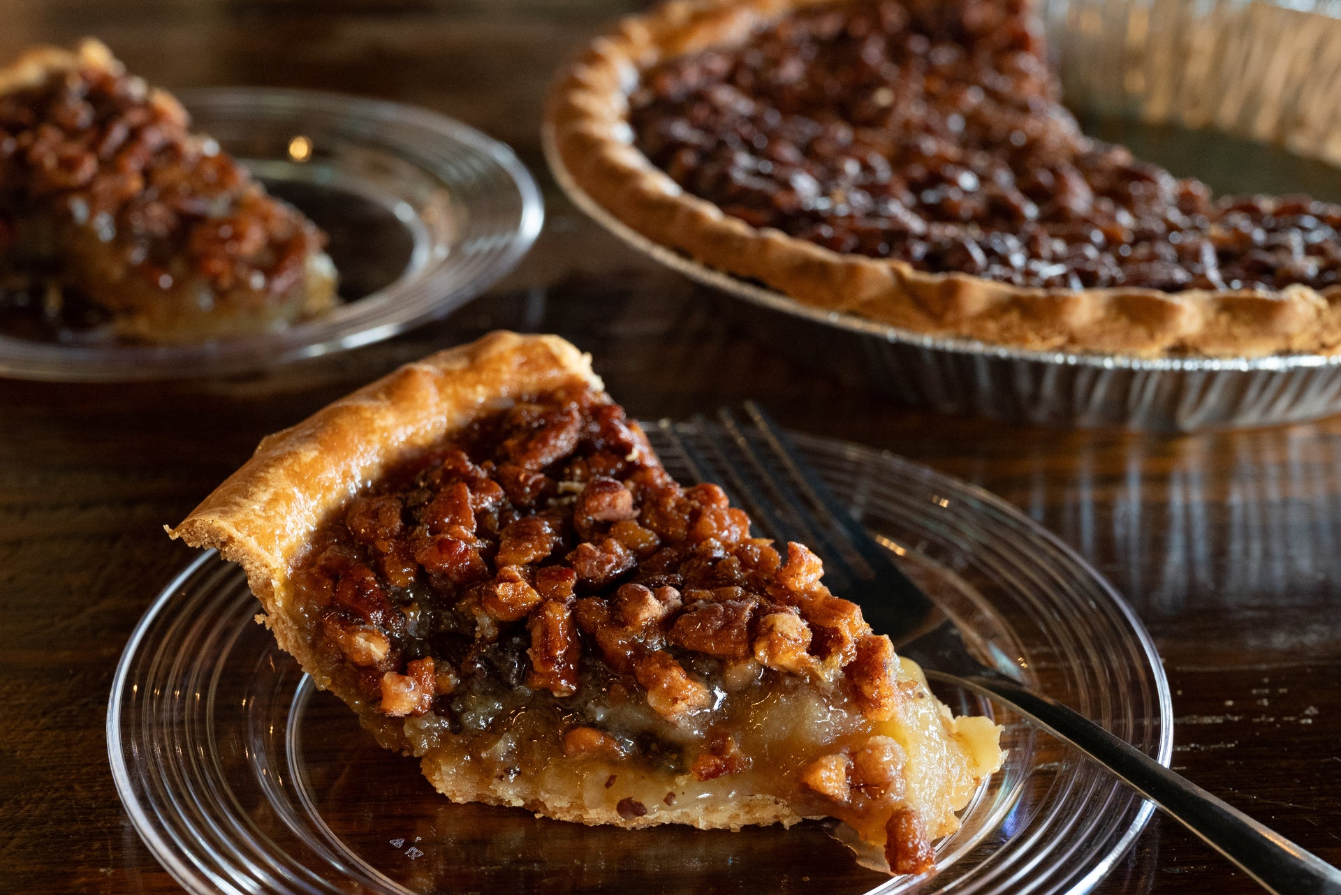 Chocolate Pecan Pie - Whole 9 Inch